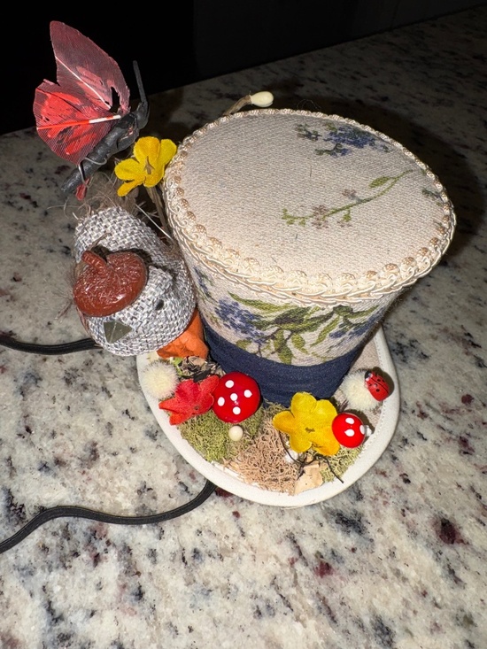 LITTLE MISS HATTITUDE Handmade Mini Top Hat Tea Party Kentucky Derby Fascinator main image 10